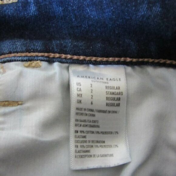 American Eagle Super Hi-Rise Distressed Jean Jegging 2 - Picture 6 of 6